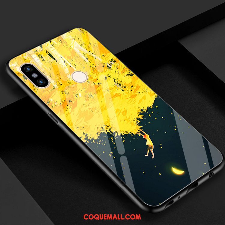 Étui Xiaomi Mi 8 Se Noir Univers Téléphone Portable, Coque Xiaomi Mi 8 Se Étoile Miroir Beige