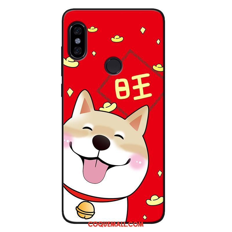 Étui Xiaomi Mi 8 Se Petit Délavé En Daim Fluide Doux, Coque Xiaomi Mi 8 Se Silicone Rouge Beige