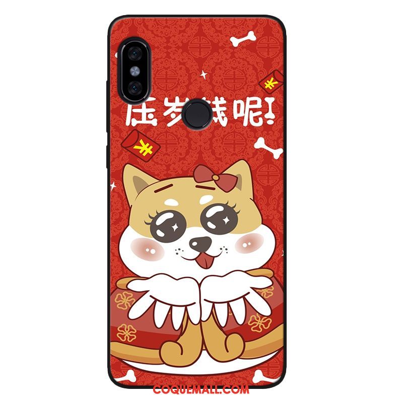 Étui Xiaomi Mi 8 Se Petit Délavé En Daim Fluide Doux, Coque Xiaomi Mi 8 Se Silicone Rouge Beige