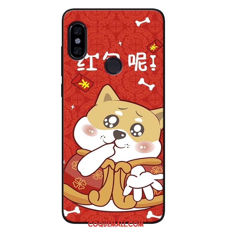 Étui Xiaomi Mi 8 Se Petit Délavé En Daim Fluide Doux, Coque Xiaomi Mi 8 Se Silicone Rouge Beige