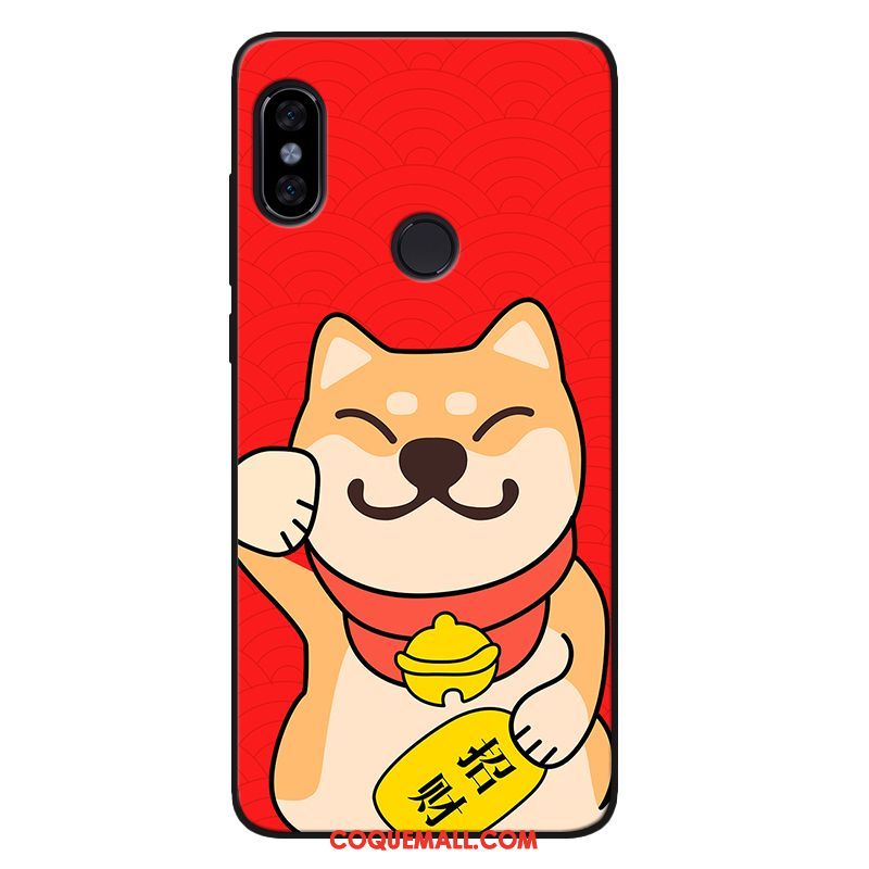 Étui Xiaomi Mi 8 Se Petit Délavé En Daim Fluide Doux, Coque Xiaomi Mi 8 Se Silicone Rouge Beige
