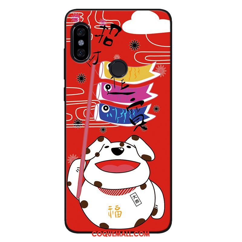 Étui Xiaomi Mi 8 Se Petit Délavé En Daim Fluide Doux, Coque Xiaomi Mi 8 Se Silicone Rouge Beige