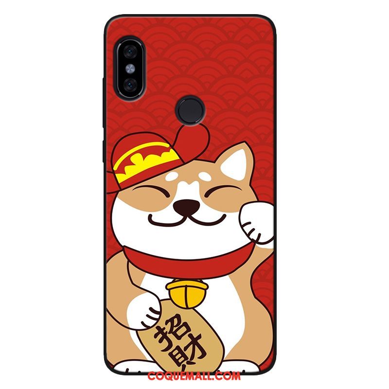 Étui Xiaomi Mi 8 Se Petit Délavé En Daim Fluide Doux, Coque Xiaomi Mi 8 Se Silicone Rouge Beige