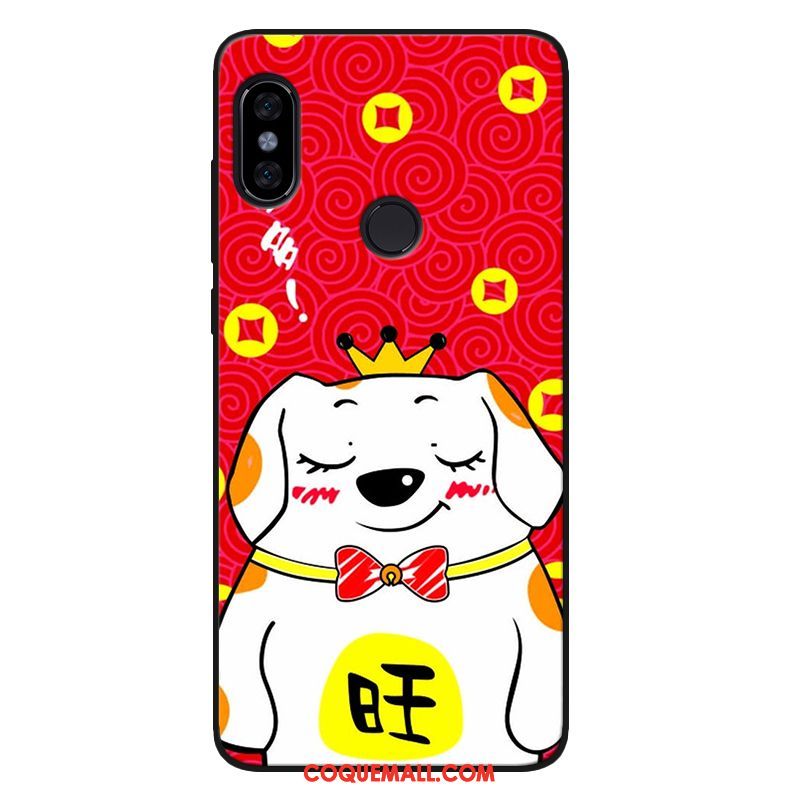 Étui Xiaomi Mi 8 Se Petit Délavé En Daim Fluide Doux, Coque Xiaomi Mi 8 Se Silicone Rouge Beige