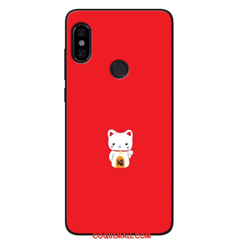 Étui Xiaomi Mi 8 Se Petit Délavé En Daim Fluide Doux, Coque Xiaomi Mi 8 Se Silicone Rouge Beige