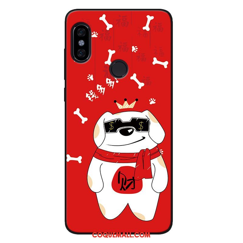 Étui Xiaomi Mi 8 Se Petit Délavé En Daim Fluide Doux, Coque Xiaomi Mi 8 Se Silicone Rouge Beige