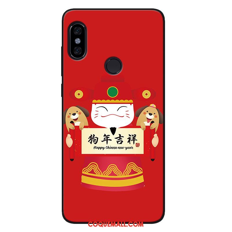 Étui Xiaomi Mi 8 Se Petit Délavé En Daim Fluide Doux, Coque Xiaomi Mi 8 Se Silicone Rouge Beige