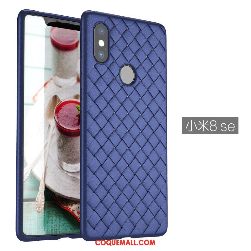 Étui Xiaomi Mi 8 Se Petit Respirant Téléphone Portable, Coque Xiaomi Mi 8 Se Incassable Fluide Doux Beige