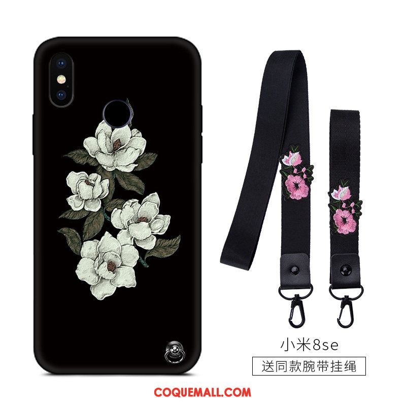 Étui Xiaomi Mi 8 Se Petit Tendance Fluide Doux, Coque Xiaomi Mi 8 Se Protection Amoureux Beige