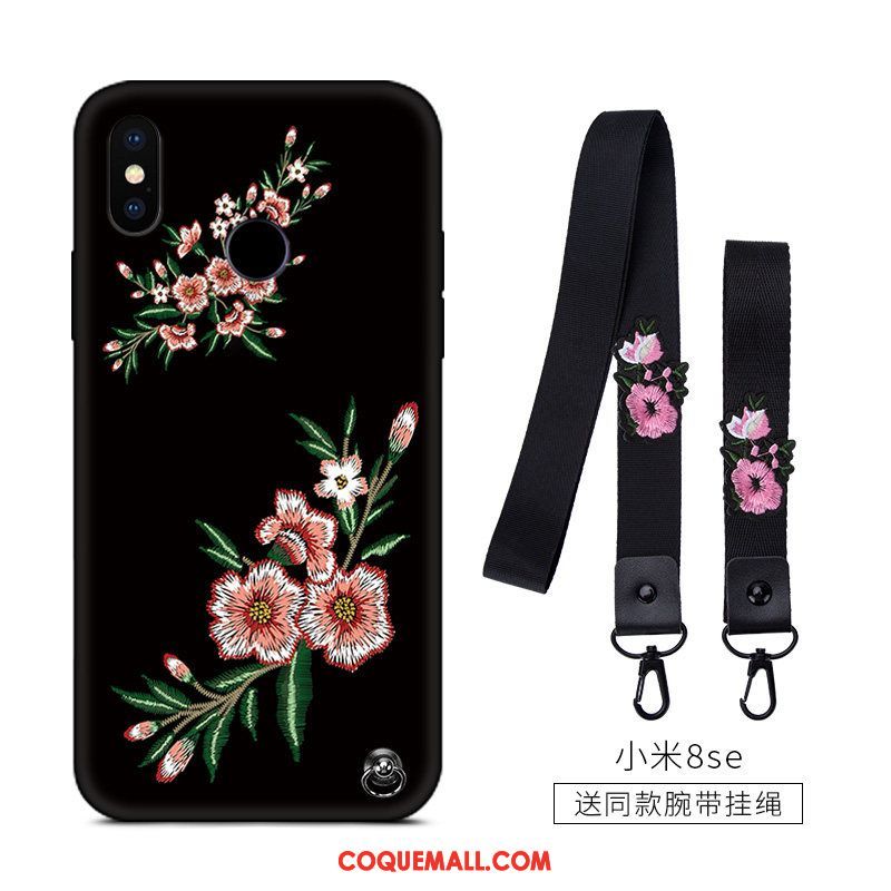 Étui Xiaomi Mi 8 Se Petit Tendance Fluide Doux, Coque Xiaomi Mi 8 Se Protection Amoureux Beige