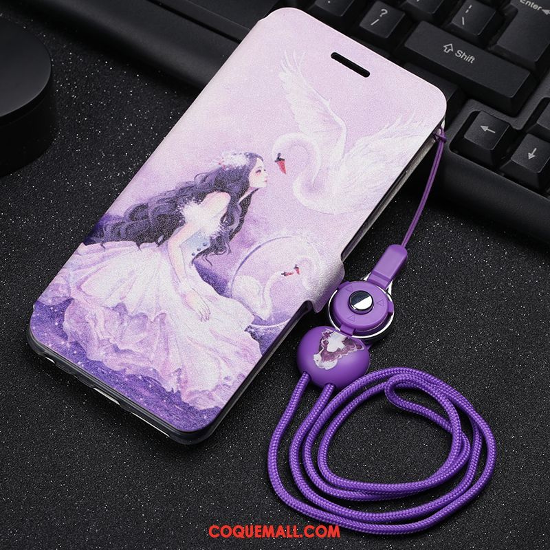 Étui Xiaomi Mi 8 Se Protection Dessin Animé Téléphone Portable, Coque Xiaomi Mi 8 Se Petit Clamshell Beige