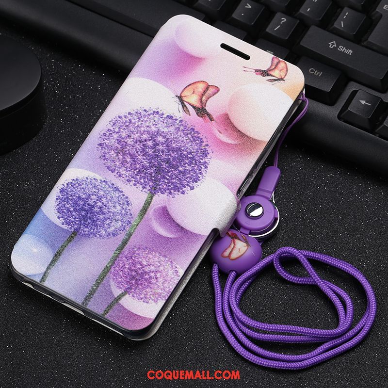 Étui Xiaomi Mi 8 Se Protection Dessin Animé Téléphone Portable, Coque Xiaomi Mi 8 Se Petit Clamshell Beige