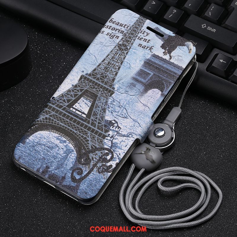 Étui Xiaomi Mi 8 Se Protection Dessin Animé Téléphone Portable, Coque Xiaomi Mi 8 Se Petit Clamshell Beige