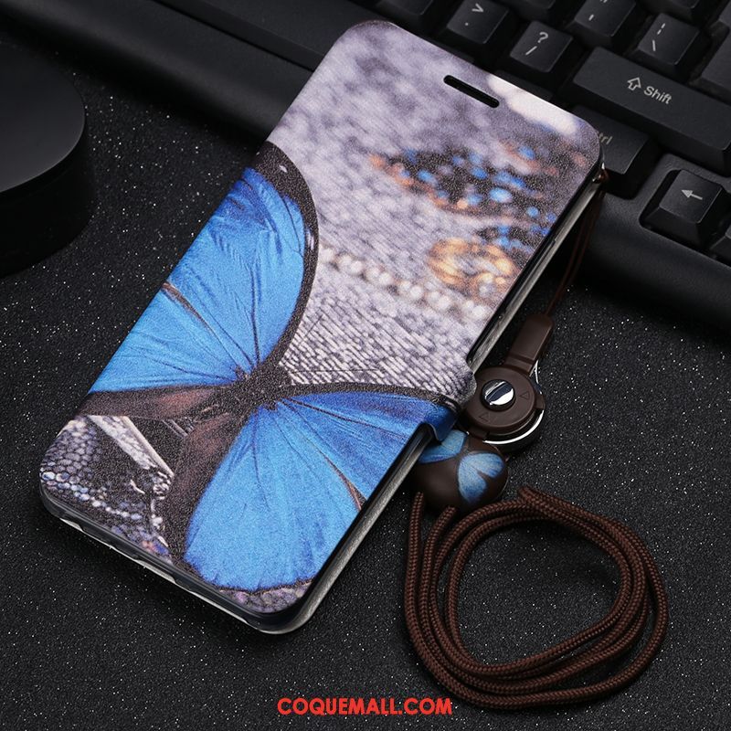 Étui Xiaomi Mi 8 Se Protection Dessin Animé Téléphone Portable, Coque Xiaomi Mi 8 Se Petit Clamshell Beige