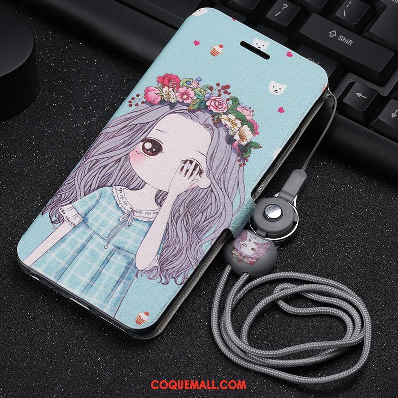 Étui Xiaomi Mi 8 Se Protection Dessin Animé Téléphone Portable, Coque Xiaomi Mi 8 Se Petit Clamshell Beige