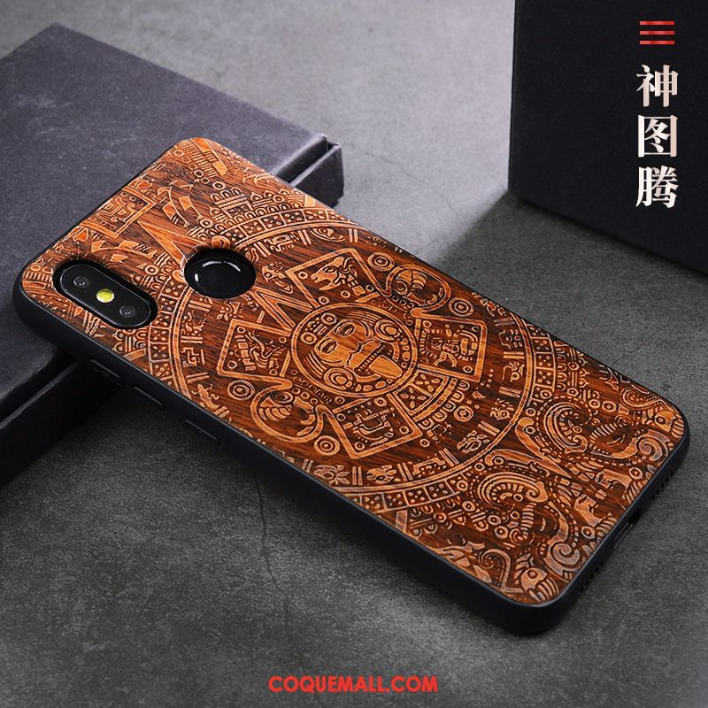 Étui Xiaomi Mi 8 Se Protection Téléphone Portable Luxe, Coque Xiaomi Mi 8 Se Style Chinois Tendance Braun Beige