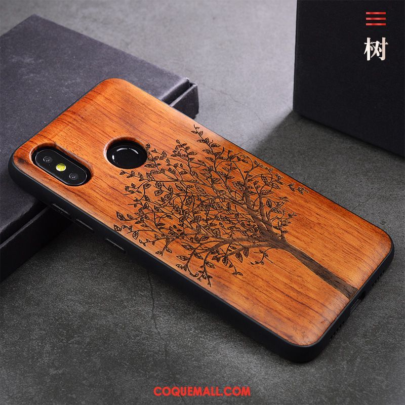 Étui Xiaomi Mi 8 Se Protection Téléphone Portable Luxe, Coque Xiaomi Mi 8 Se Style Chinois Tendance Braun Beige