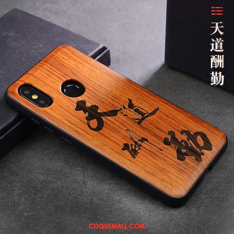 Étui Xiaomi Mi 8 Se Protection Téléphone Portable Luxe, Coque Xiaomi Mi 8 Se Style Chinois Tendance Braun Beige