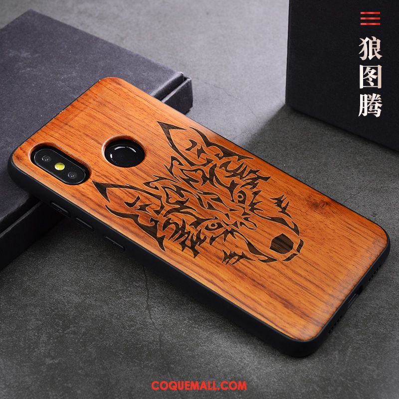 Étui Xiaomi Mi 8 Se Protection Téléphone Portable Luxe, Coque Xiaomi Mi 8 Se Style Chinois Tendance Braun Beige