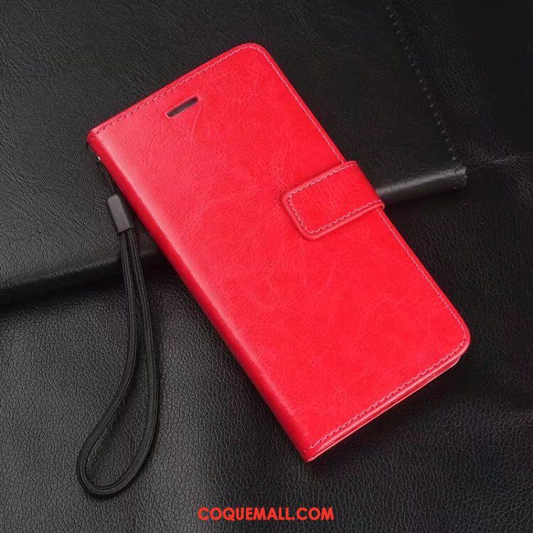 Étui Xiaomi Mi 8 Se Rouge Membrane Tout Compris, Coque Xiaomi Mi 8 Se Tempérer Étui En Cuir Beige