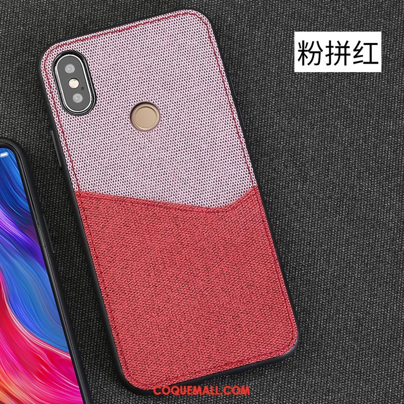 Étui Xiaomi Mi 8 Se Tissu Incassable Personnalité, Coque Xiaomi Mi 8 Se Tendance Blanc Beige