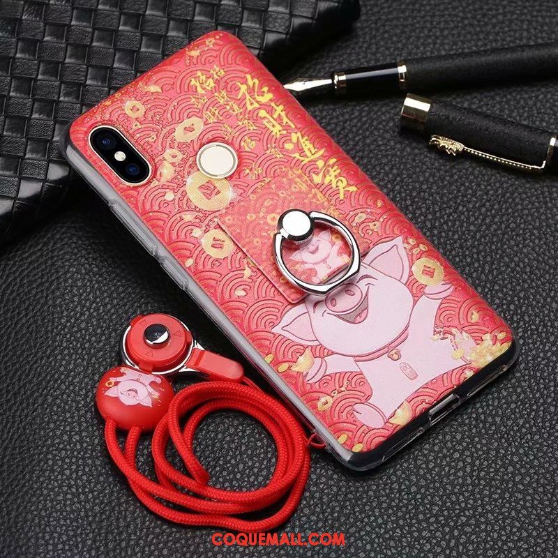 Étui Xiaomi Mi 8 Se Tout Compris Fluide Doux Charmant, Coque Xiaomi Mi 8 Se Nouveau Anneau Beige