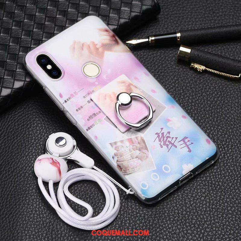 Étui Xiaomi Mi 8 Se Tout Compris Fluide Doux Charmant, Coque Xiaomi Mi 8 Se Nouveau Anneau Beige