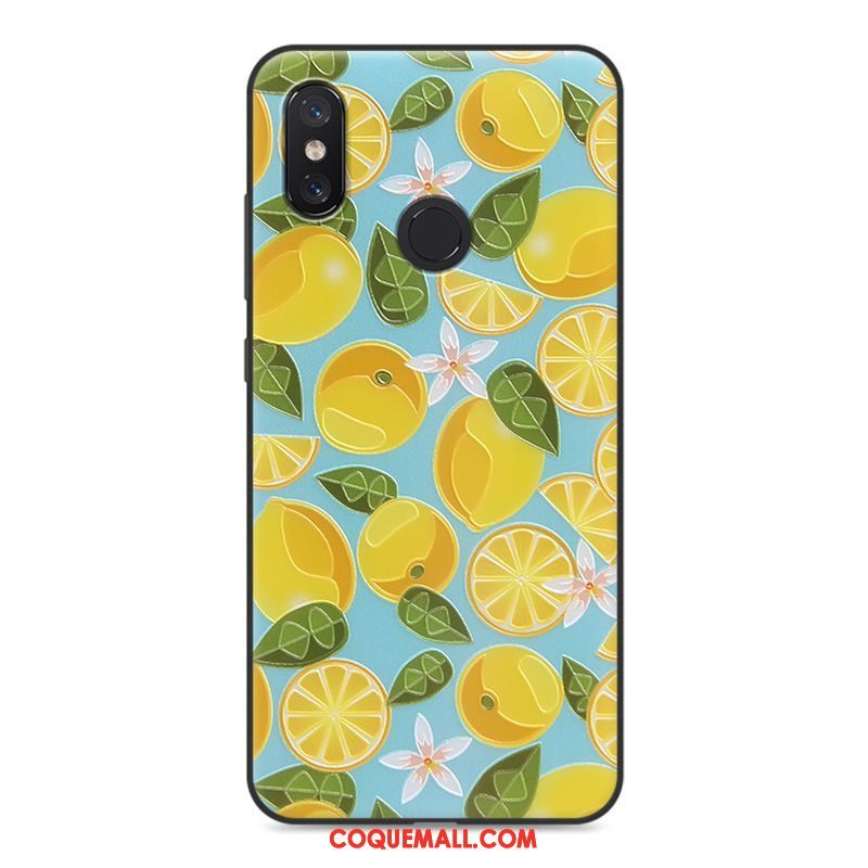 Étui Xiaomi Mi 8 Se Tout Compris Personnalité Dessin Animé, Coque Xiaomi Mi 8 Se Jaune Petit Beige