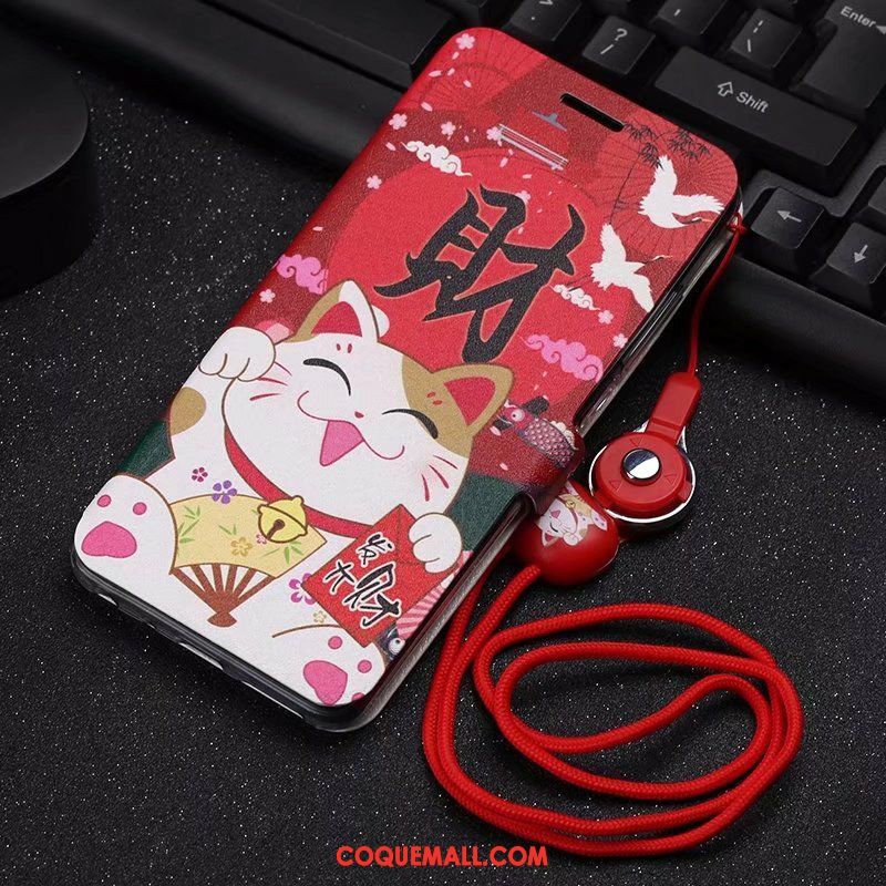 Étui Xiaomi Mi 8 Se Téléphone Portable Rouge Incassable, Coque Xiaomi Mi 8 Se Petit Tout Compris Beige