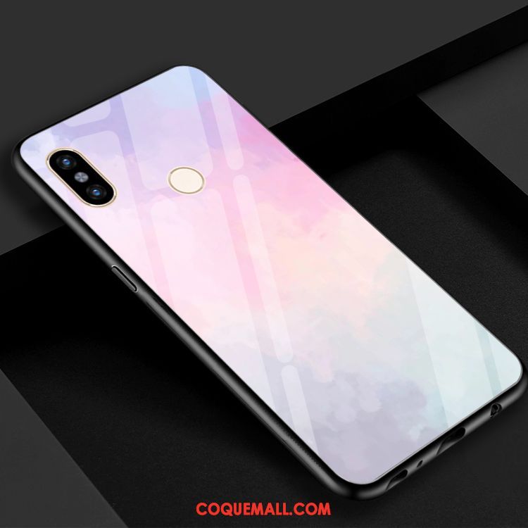 Étui Xiaomi Mi 8 Se Violet Miroir Jaune, Coque Xiaomi Mi 8 Se Rouge Vert Beige