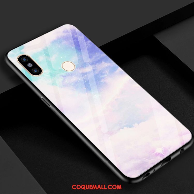 Étui Xiaomi Mi 8 Se Violet Miroir Jaune, Coque Xiaomi Mi 8 Se Rouge Vert Beige