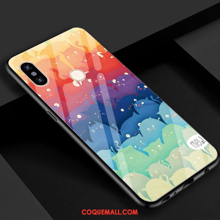 Étui Xiaomi Mi 8 Se Violet Miroir Jaune, Coque Xiaomi Mi 8 Se Rouge Vert Beige