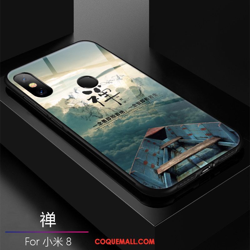 Étui Xiaomi Mi 8 Tendance Très Mince Protection, Coque Xiaomi Mi 8 Téléphone Portable Tout Compris Beige