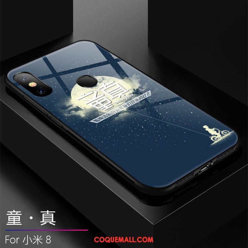 Étui Xiaomi Mi 8 Tendance Très Mince Protection, Coque Xiaomi Mi 8 Téléphone Portable Tout Compris Beige