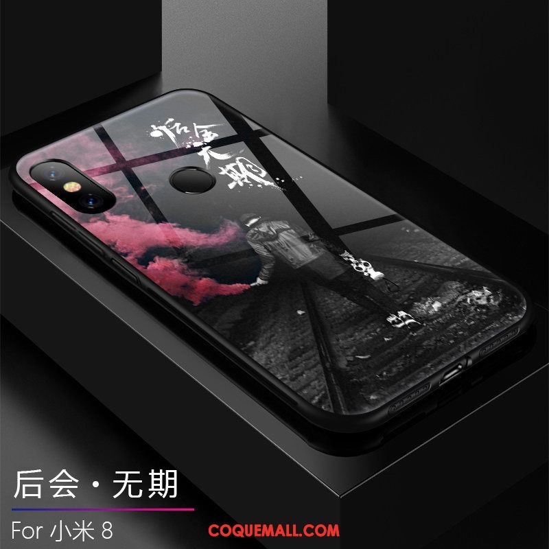 Étui Xiaomi Mi 8 Tendance Très Mince Protection, Coque Xiaomi Mi 8 Téléphone Portable Tout Compris Beige