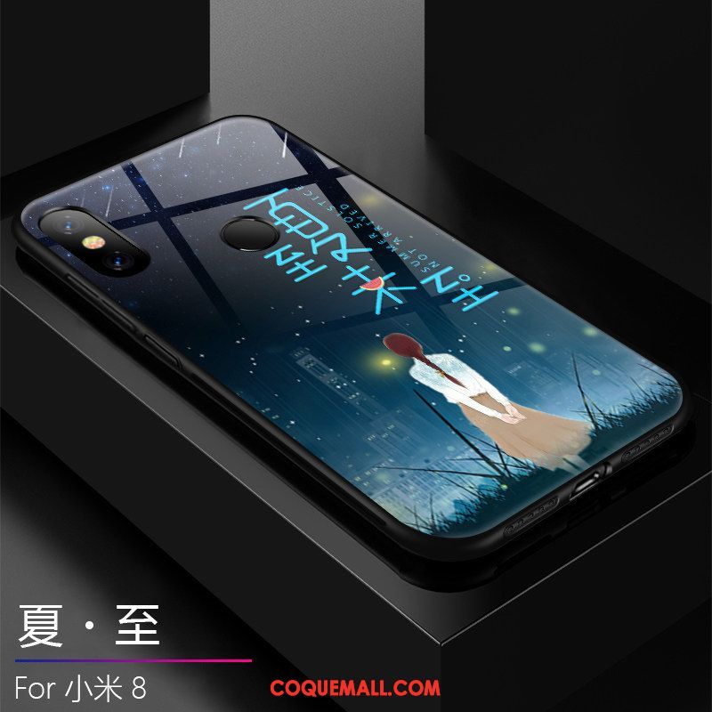 Étui Xiaomi Mi 8 Tendance Très Mince Protection, Coque Xiaomi Mi 8 Téléphone Portable Tout Compris Beige