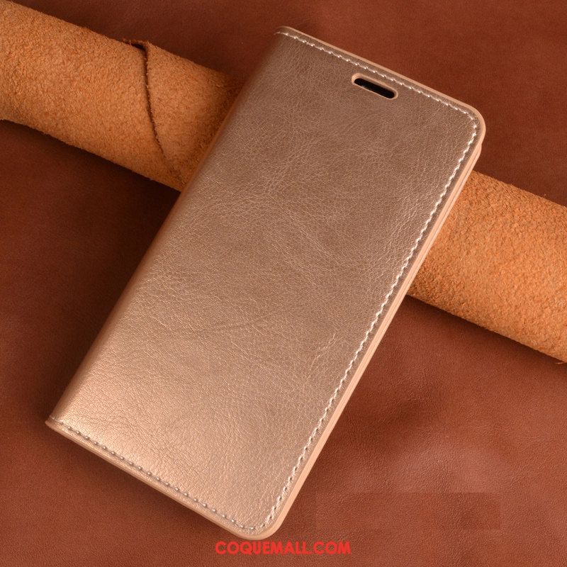 Étui Xiaomi Mi 8 Tout Compris Rouge Incassable, Coque Xiaomi Mi 8 Étui En Cuir Protection Beige