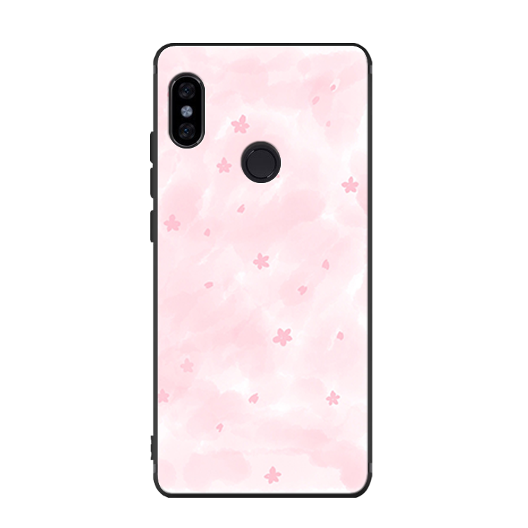 Étui Xiaomi Mi 8 Téléphone Portable Incassable Petit, Coque Xiaomi Mi 8 Protection Ornements Suspendus Beige