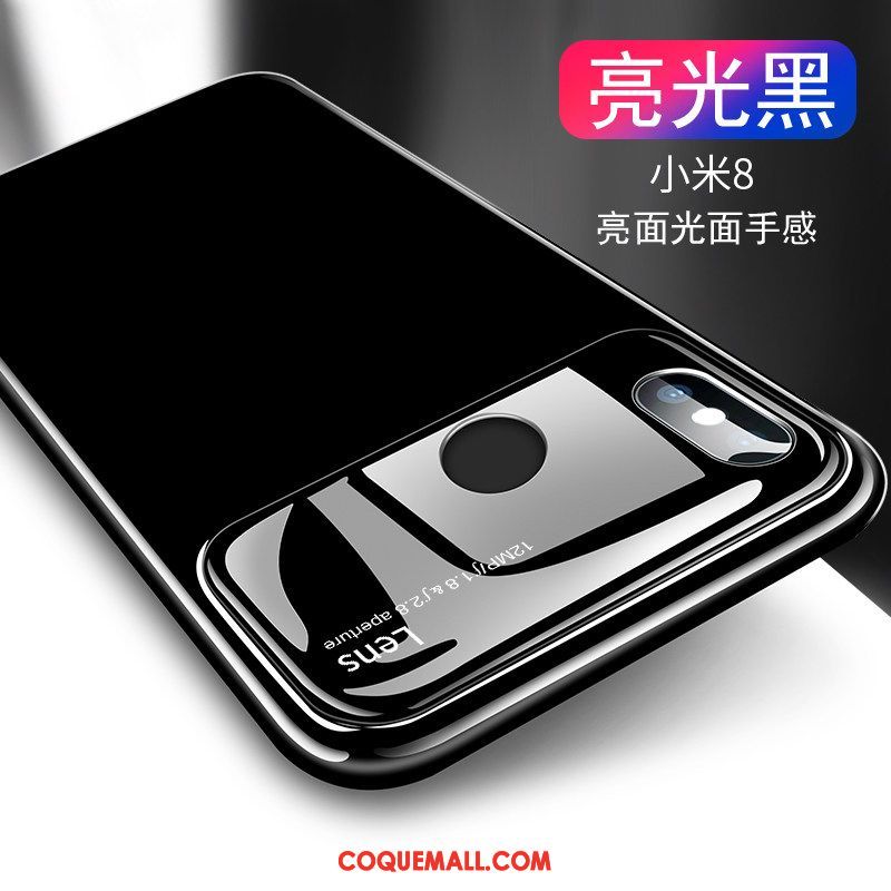 Étui Xiaomi Mi 8 Téléphone Portable Mémorial Difficile, Coque Xiaomi Mi 8 Protection Très Mince Beige