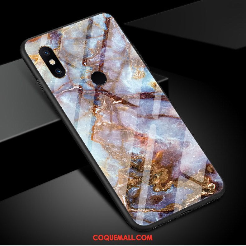 Étui Xiaomi Mi 8 Vent Petit Fluide Doux, Coque Xiaomi Mi 8 Grand Marque De Tendance Beige