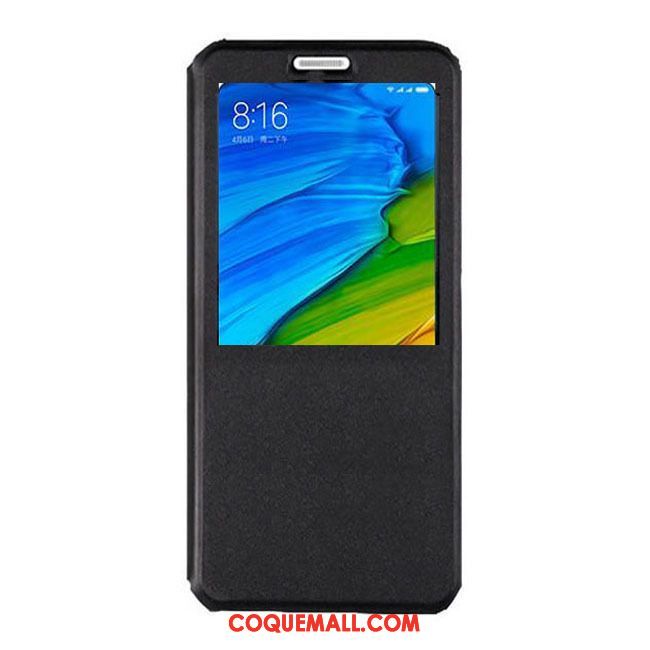 Étui Xiaomi Mi 8 Windows Or Protection, Coque Xiaomi Mi 8 Étui En Cuir Clamshell Beige