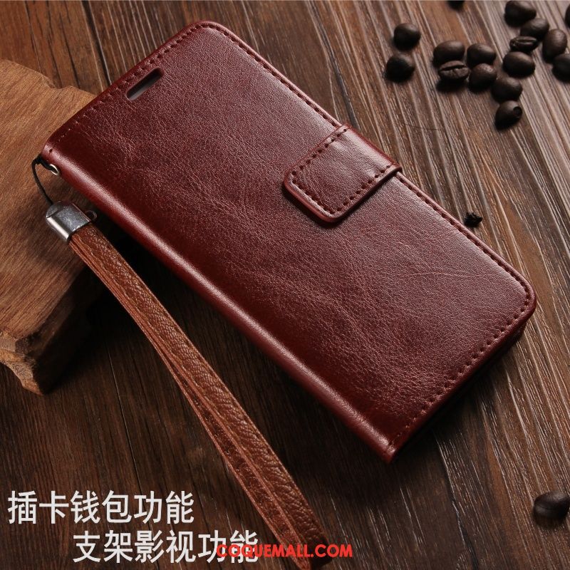 Étui Xiaomi Mi 8 Étui En Cuir Protection Petit, Coque Xiaomi Mi 8 Incassable Téléphone Portable Braun Beige