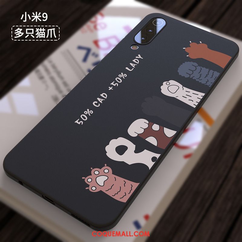 Étui Xiaomi Mi 9 Charmant Téléphone Portable Tout Compris, Coque Xiaomi Mi 9 Transparent Protection Beige