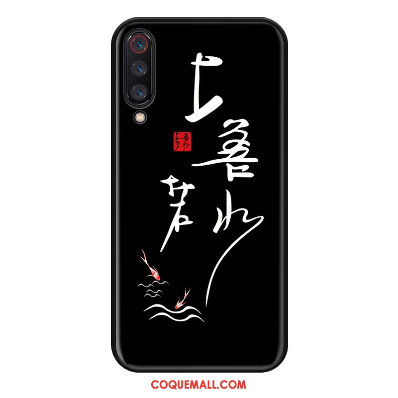 Étui Xiaomi Mi 9 Créatif Personnalité Silicone, Coque Xiaomi Mi 9 Incassable Ornements Suspendus Beige