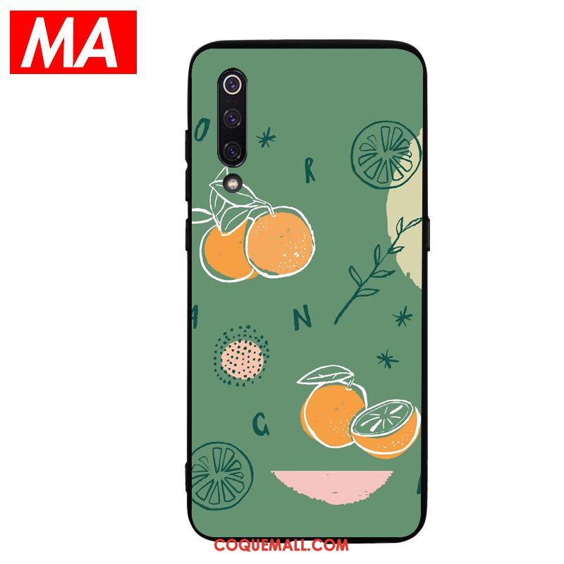 Étui Xiaomi Mi 9 Fruit Silicone Téléphone Portable, Coque Xiaomi Mi 9 Jeunesse Vent Beige