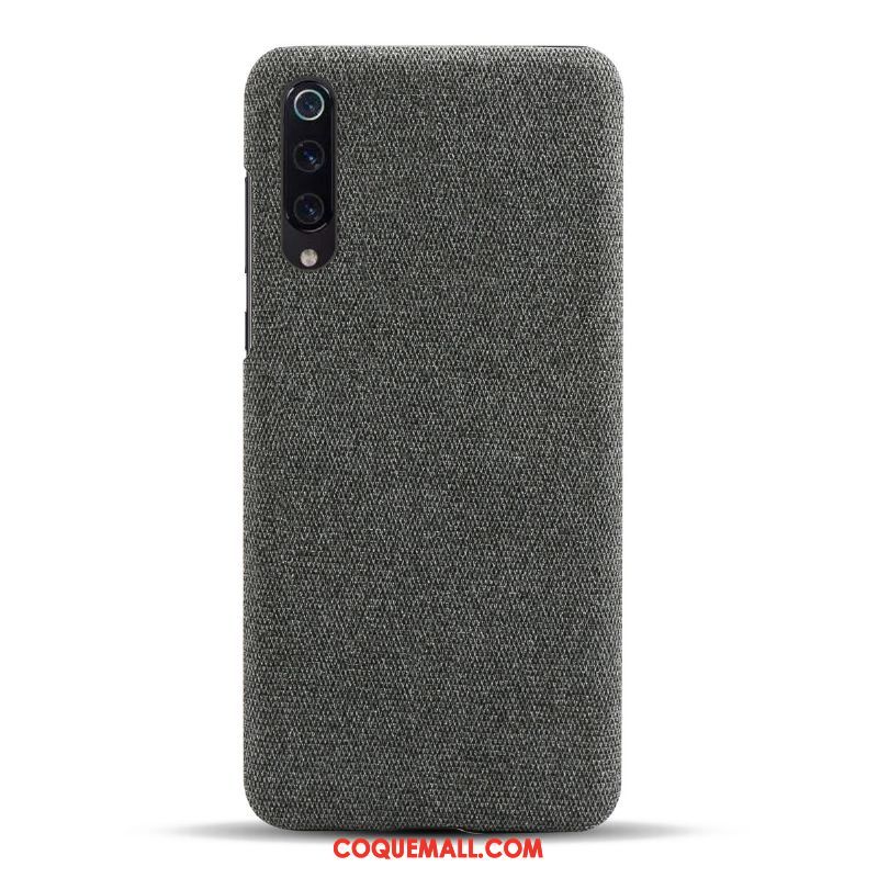 Étui Xiaomi Mi 9 Lite Bleu Créatif Téléphone Portable, Coque Xiaomi Mi 9 Lite Incassable Protection Beige