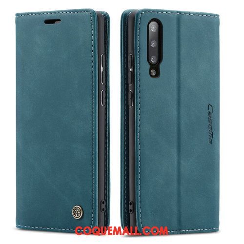 Étui Xiaomi Mi 9 Lite Magnétisme En Cuir Business, Coque Xiaomi Mi 9 Lite Petit Rouge Beige