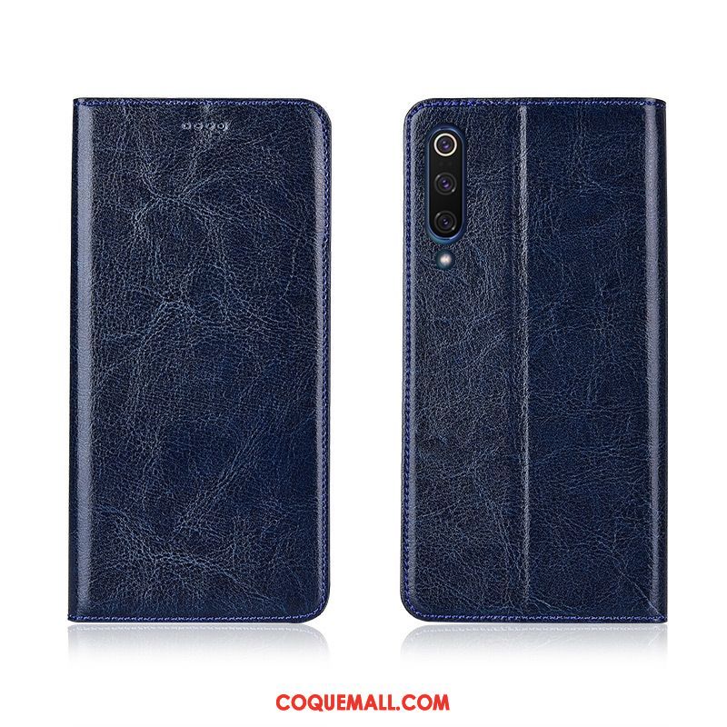 Étui Xiaomi Mi 9 Lite Personnalisé Modèle Fleurie Silicone, Coque Xiaomi Mi 9 Lite Téléphone Portable Protection Braun Beige