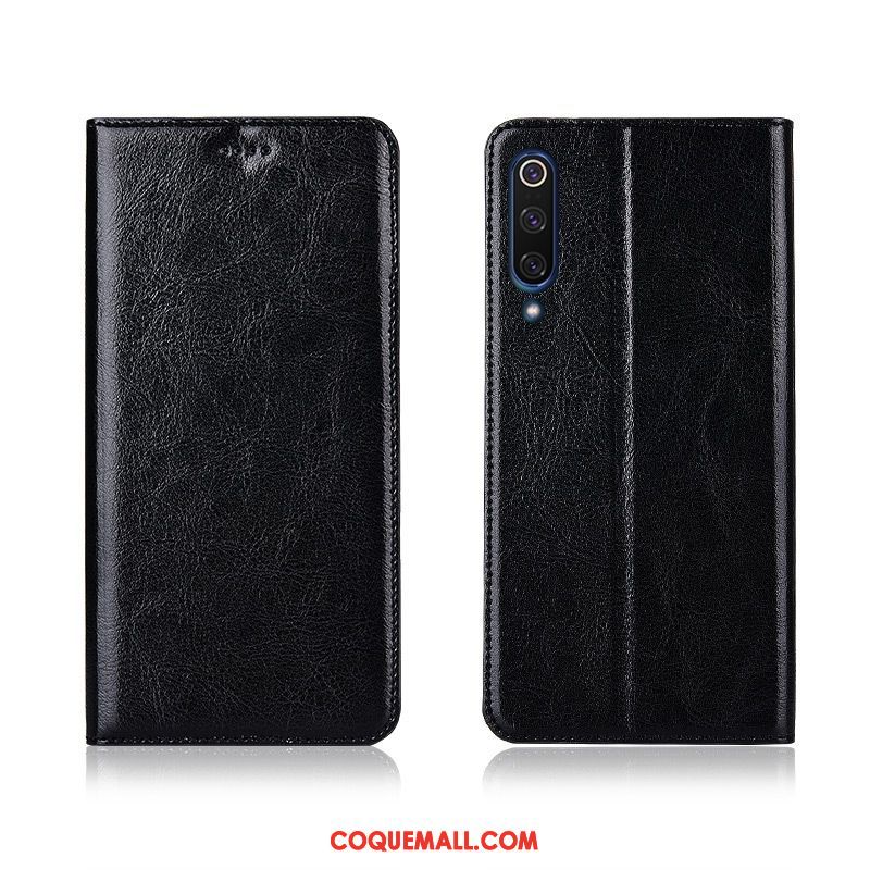 Étui Xiaomi Mi 9 Lite Personnalisé Modèle Fleurie Silicone, Coque Xiaomi Mi 9 Lite Téléphone Portable Protection Braun Beige