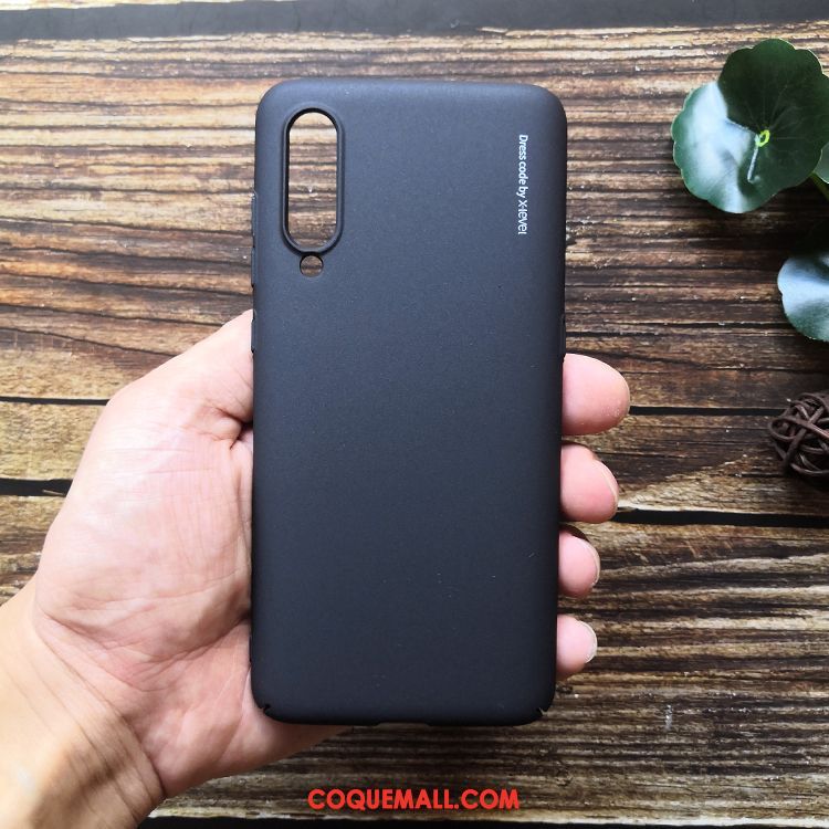 Étui Xiaomi Mi 9 Lite Protection Noir Petit, Coque Xiaomi Mi 9 Lite Téléphone Portable Délavé En Daim Beige